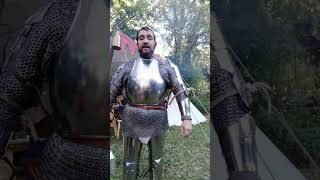 knightarmor armoring 14thcentury  armor [upl. by Ahsirk]