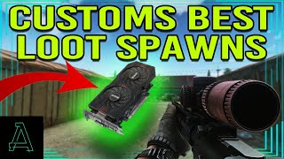 The BEST Places To Loot On Customs  Escape From Tarkov [upl. by Gasper]