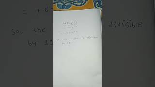 divisibility rule for 11 [upl. by Annayar]