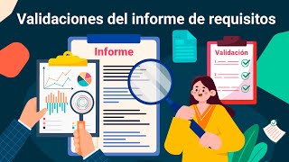 Validaciones del informe de requisitos [upl. by Cyrano]