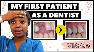 I FINALLY SAW MY FIRST PATIENT  🎉  Dental VLOG 5 [upl. by Zirtaeb]