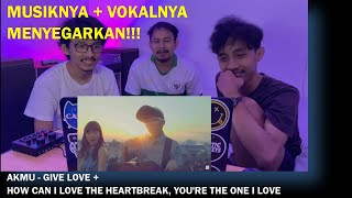 AKMU  GIVE LOVE  HOW CAN I LOVE THE HEARTBREAK YOURE THE ONE I LOVE REACTION  YG DICOVER CHUU [upl. by Htidra]