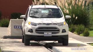 Teste de impacto Ford EcoSport 2014 [upl. by Stillman]