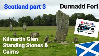 Dunadd Fort Kilmartin Glen Standing Stones Stone Circles amp Cairns Scotland no 345 [upl. by Fitzpatrick]