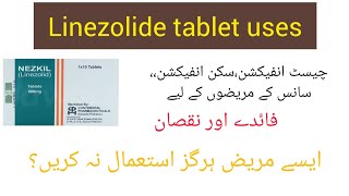 Linezolide tablet uses in Urdu linezolid 600 mg usesnezkil side effects [upl. by Cowden908]