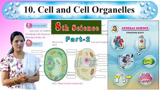 8th Science  Chapter 10  Cell and Cell Organelles  Part 2 [upl. by Healey]