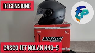 Recensione casco jet Nolan N405  Miglior Design e qualità Made in Italy [upl. by Archle939]