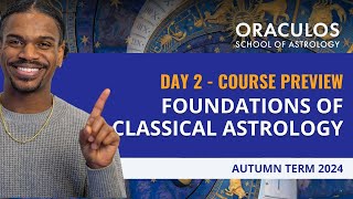 Foundations of Classical Astrology Course DAY 2 w Astrologer Mychal A Bryan [upl. by Elia]