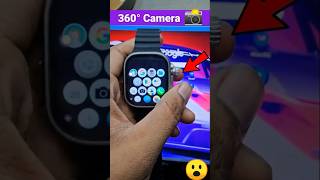 S12 ultra 4g Android smartwatch 360 camera 📸 S9 ultra smartwatch shots smartwatch viral [upl. by Atiuqram]