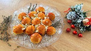 Idea facile per lantipasto di Natale 🎄 Fiocco di neve alla pizza ❄ [upl. by Obola604]