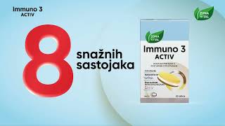 Immuno 3 ACTIV  Osigurajte svom imunitetu moćnog saveznika [upl. by Anelak]