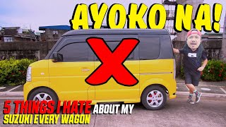 5 Things I Hate About My SUZUKI EVERY WAGON  Vanlife  MayorTV [upl. by Eahsel]