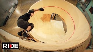 Tony Hawk Skates First Downward Spiral Loop  BTS [upl. by Laktasic]