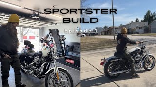 Harley Sportster 1200  Build Series Episode 1 Cleanup [upl. by Tuneberg]