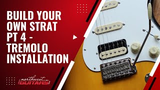 Complete Stratocaster Guitar Build Tutorial Pt 4  Fitting the Tremolo [upl. by Tsirhc524]