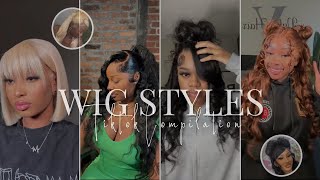 WIG STYLES  TIKTOK COMPILATION [upl. by Roderica410]