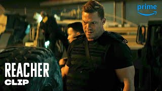 Reachers Drug Bust Fight  REACHER Season 2  Prime Video [upl. by Ennyl]