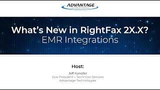 Whats New in RightFax 2XX RightFax EMR Integrations [upl. by Daegal351]