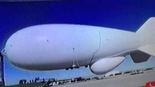 Runaway blimp us military [upl. by Leroy]