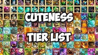 All 450 Kingdom Rush Characters Ranked Based on Cuteness [upl. by Gardiner570]