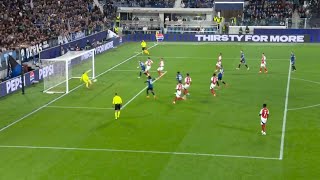 David Raya Double Saved Goal Atalanta vs Arsenal Highlights UEFA Champions League 2024 [upl. by Yee]