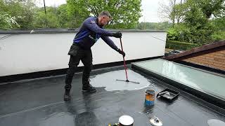 Bond It Roof Seal Liquid Roofing Membrane For Fixing Roof Leaks  Tutorial  How To Apply [upl. by Phenice474]