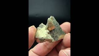 Floater Chalcopyrite  Siderite artwork crystals crystalgem minerals gemstone crystalshop art [upl. by Alra]