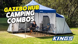 Adventure Kings Gazebo Hub Camping Combos [upl. by Haldi]