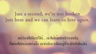 Just Give Me A Reason lyrics แปลไทย [upl. by Tizes]