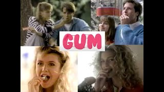 Gum Commercials from 1980s [upl. by Lavro]