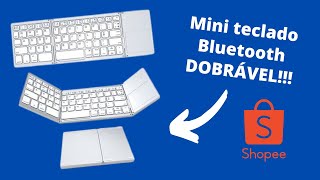 Mini teclado Bluetooth DOBRÁVEL [upl. by Trotter]