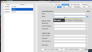Batch Change Camera Model in Exif data Free on Mac [upl. by Nylecoj]