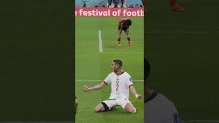 Hakim ziyech and zakaria aboukhlal morocco vs belgium hakimziyech moroccovsbelgium worldcupqatar [upl. by Aleyam]