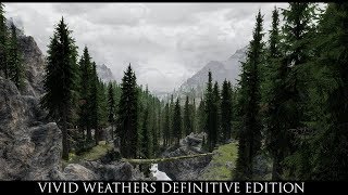 Skyrim SE Mods Vivid Weathers Definitive Edition 21 [upl. by Moscow]