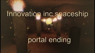 Roblox innovation inc spaceship portal ending [upl. by Lyrahs]