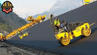 Worlds Amazing Road Construction Procedure Incredible Modern Fastest Construct Road Machines [upl. by Annaor215]