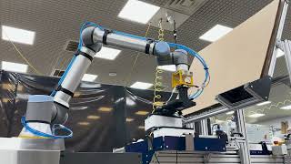 Cobot Palletizer with Universal Robots  Collaborative Robot  Palletizer  ONExia Inc [upl. by Thenna121]