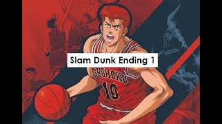 Slam Dunk Ending 1  Anata Dake Mitsumeteru by Ohguro Maki  BluRay Quality [upl. by Ainel493]