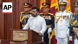 Marxist Anura Kumara Dissanayake sworn in as Sri Lanka’s president [upl. by Leruj277]