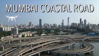 Mumbai Coastal Rd Drone All Interchanges [upl. by Gallard]