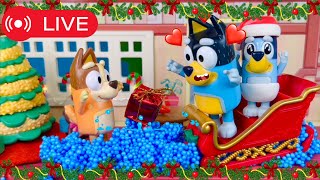 🔴 LIVE BLUEY Christmas Marathon  Pretend Play Bluey Toys Bluey Magazines and Craft 🎄 [upl. by Aivatnwahs]