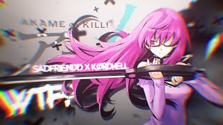 「AMV」 SADFRIENDD x KORDHELL  WTF 4K [upl. by Joaquin]