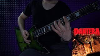 PANTERA  Floods Solo and Outro cover by Alekse Kulnev  TAB [upl. by Sitra]