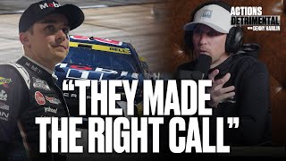 Denny Hamlin’s Raw Reaction to the Shocking Last Lap Drama at Martinsville [upl. by Champagne]