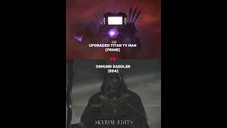 Upgraded Titan TV Man vs Osmund Saddler DaFuqBoom residentevil4 skibiditoilet shorts edits [upl. by Finnigan]