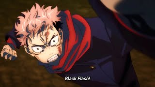 Yuji Itadori Triple Kick amp Black Flash vs Hanami  Jujutsu Kaisen [upl. by Viglione]