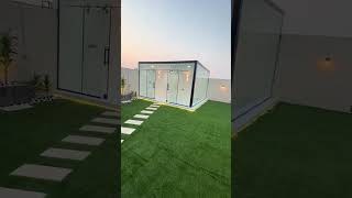 Glass RoomTerrace Garden designPorta cabingardendesignideashouseglassroom [upl. by Ahdar]