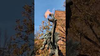 The Dragon in Kraków 🇵🇱 poland krakow shorts short shortvideo youtubeshorts [upl. by Ahseenak]