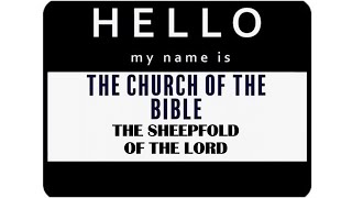 The Church of the Bible Lesson 7  The Sheepfold of the Lord [upl. by Annua563]