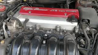 ALFA 159 JTS TIMING CHAIN RATTLE NOISE BEFORE CHANGING [upl. by Margarethe]